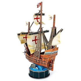 Cubic Fun - Puzzle 3D Nava Santa Maria 93 Piese Cubic Fun - 1